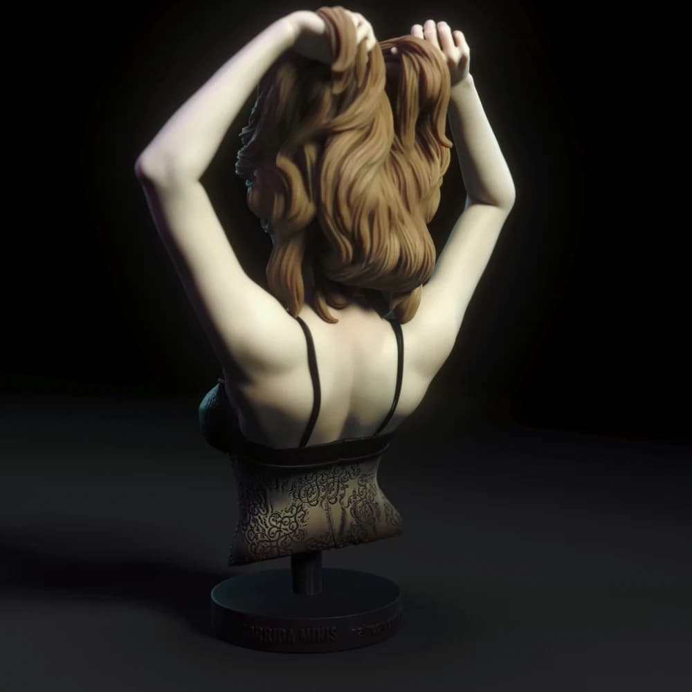 Busto de Prática IV — Miniatura 3D Pin-up Clássica | Torrida Minis