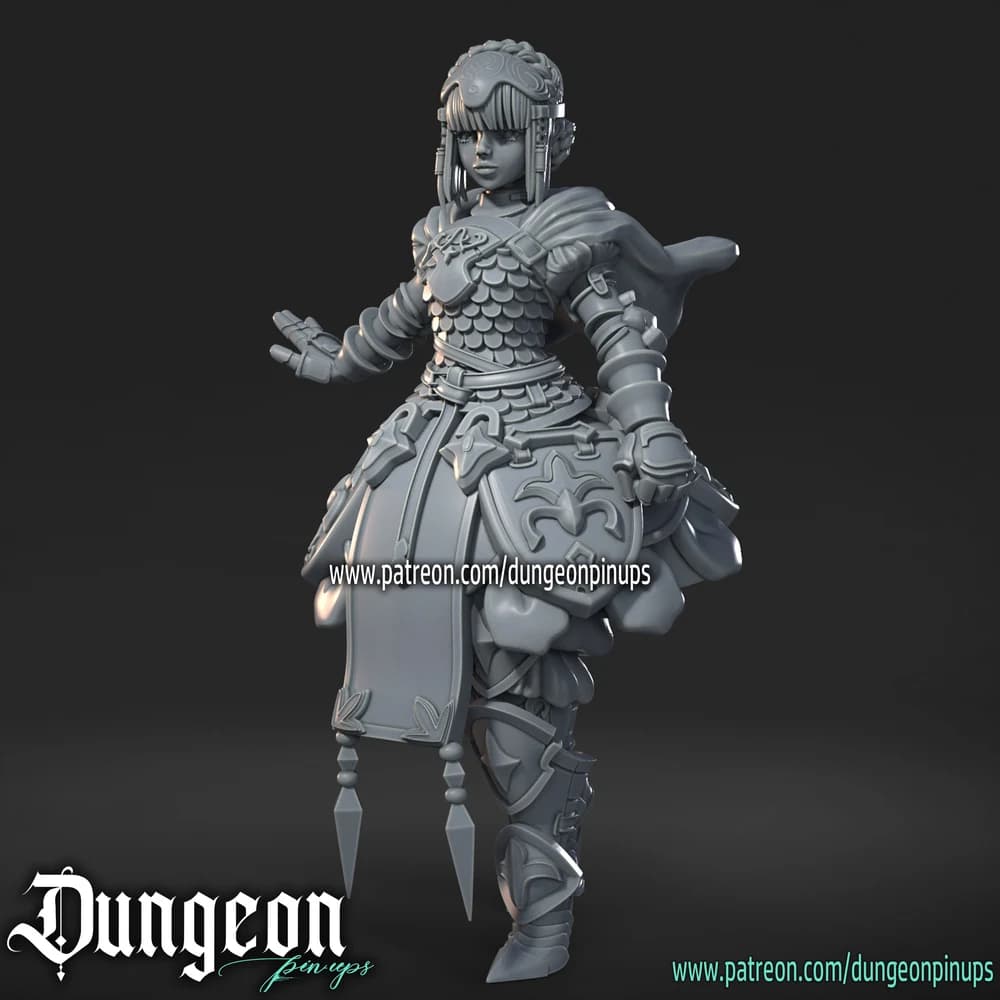 Agnes — Miniatura 3D Fantasia Medieval | RN Estudio