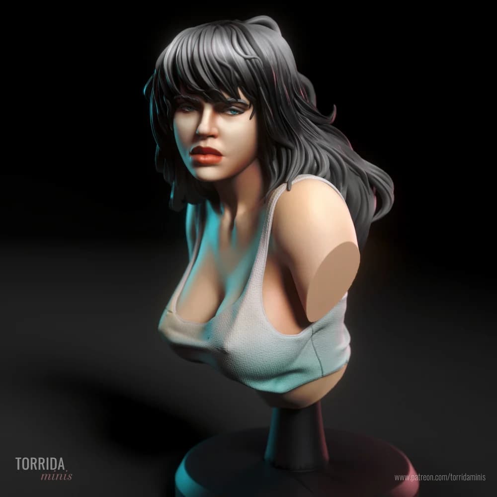Busto Druuna — Miniatura 3D Pin-up | Torrida Minis