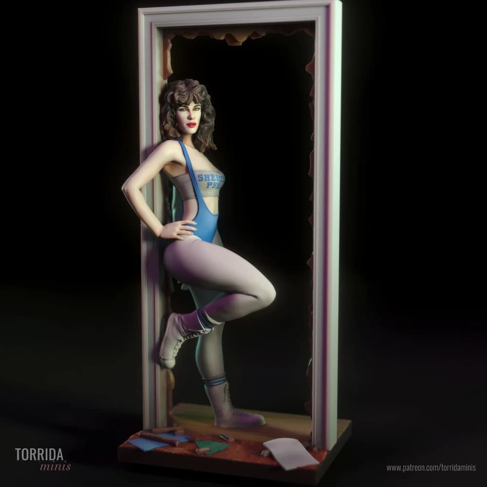 Lisa — Miniatura 3D Pin-up Clássica | Torrida Minis