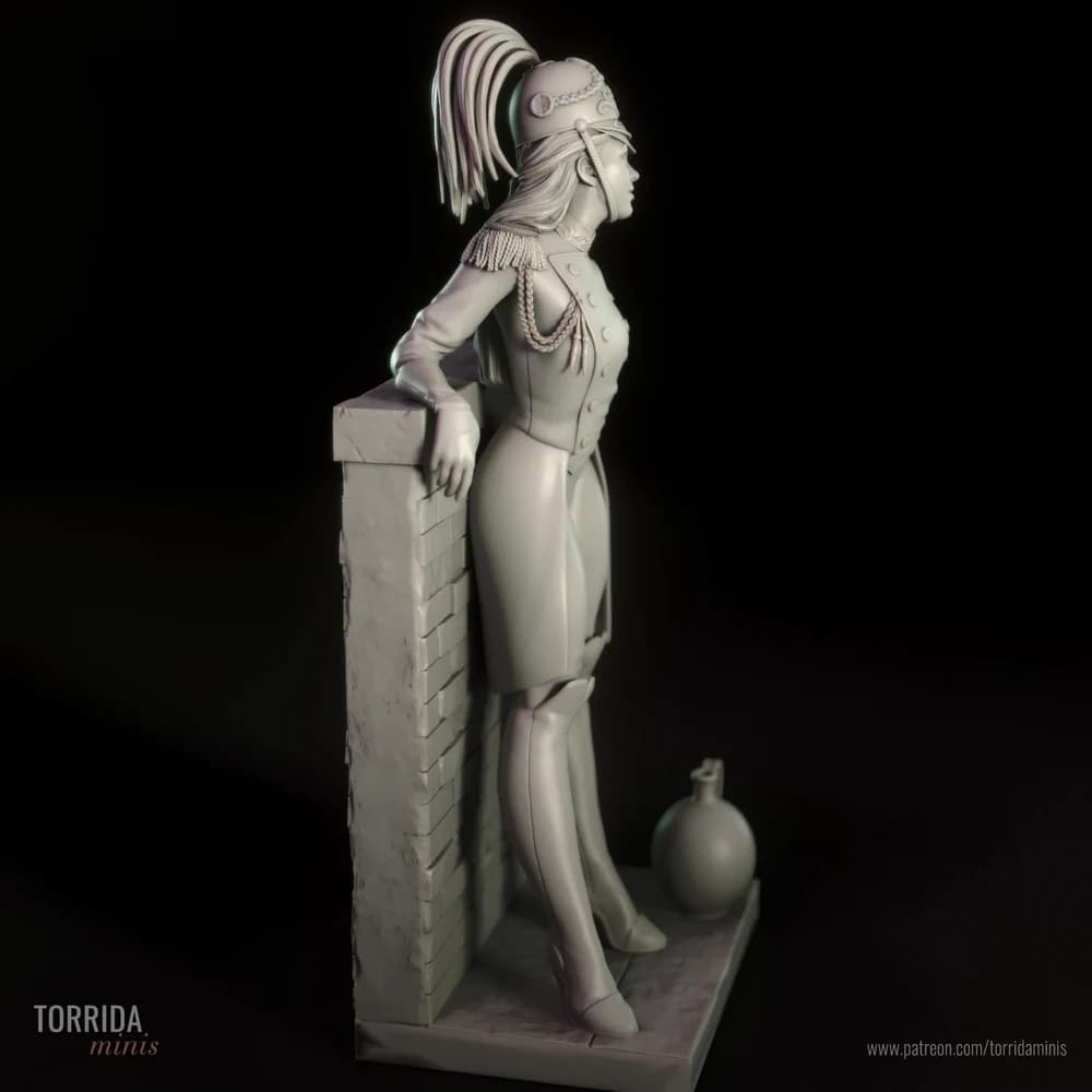 Soldada Elis — Miniatura 3D Militar | Torrida Minis