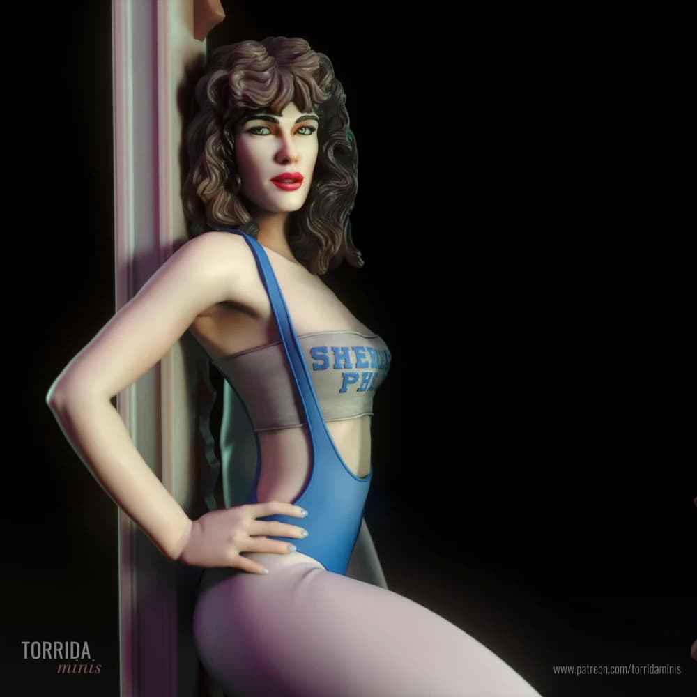 Lisa — Miniatura 3D Pin-up Clássica | Torrida Minis