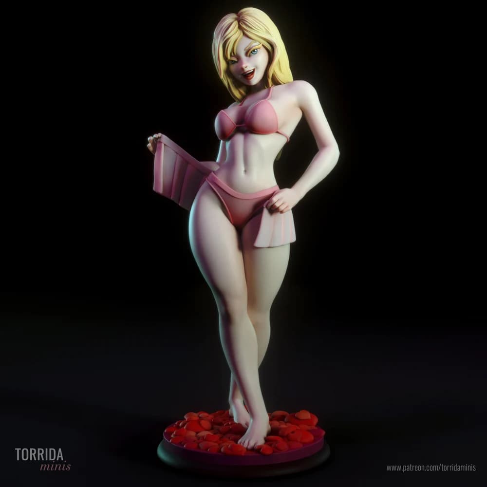 Ellen — Miniatura 3D Pin-up de Verão | Torrida Minis