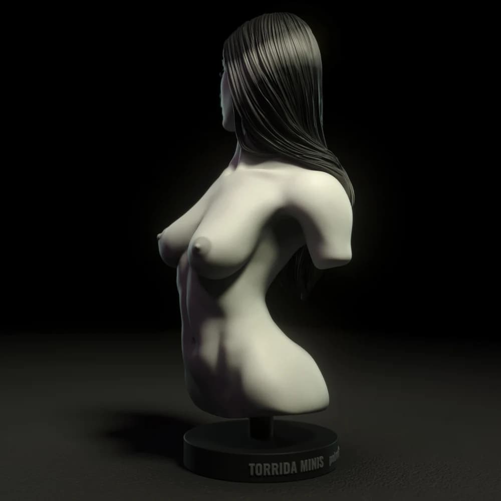 Busto de Estudo II — Miniatura 3D Gótica | Torrida Minis