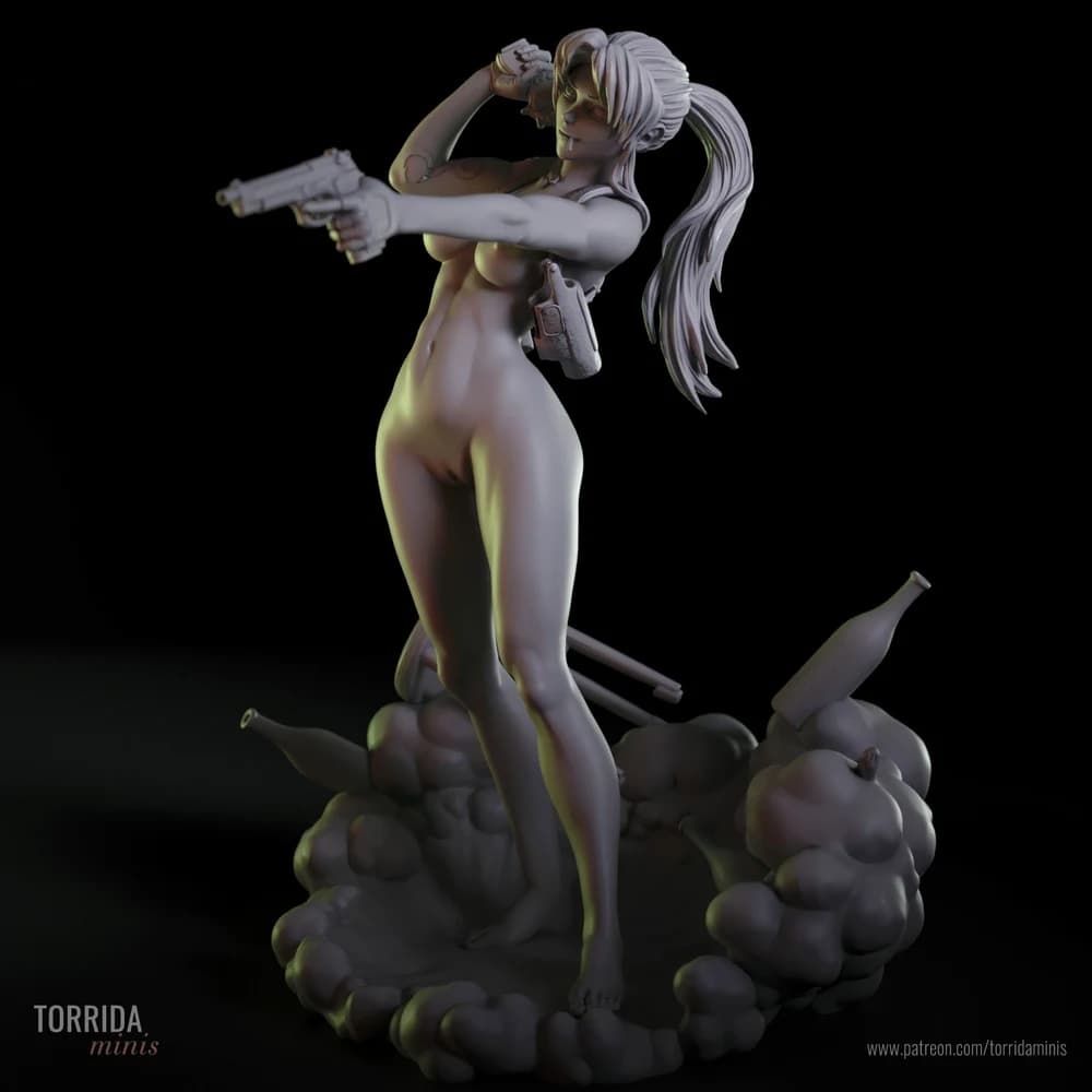 Revy — Miniatura 3D Ação e Pinup | Torrida Minis