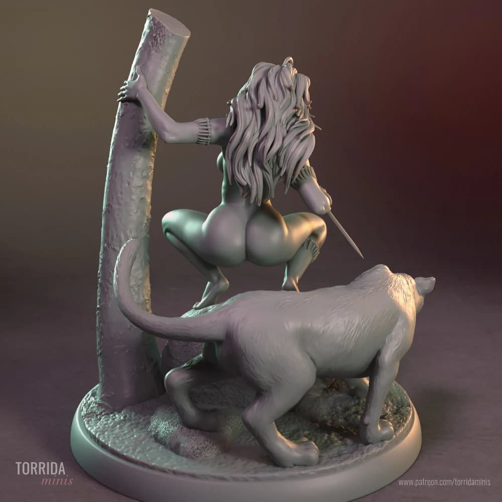 Shanna a Mulher-Demônio — Miniatura 3D Fantasia Selvagem | Torrida Minis