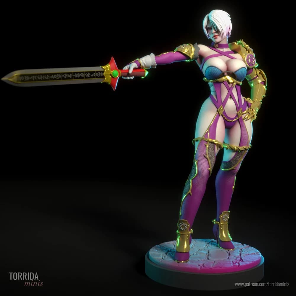 Ivy Valentine — Miniatura 3D Fantasia | Torrida Minis