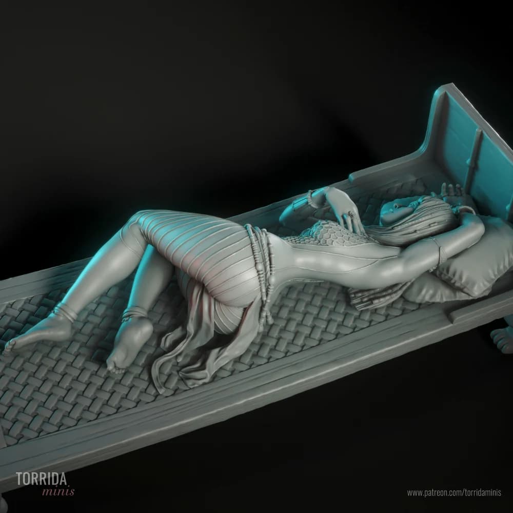 Anck Su Namun — Miniatura 3D Pin-up Egípcia | Torrida Minis