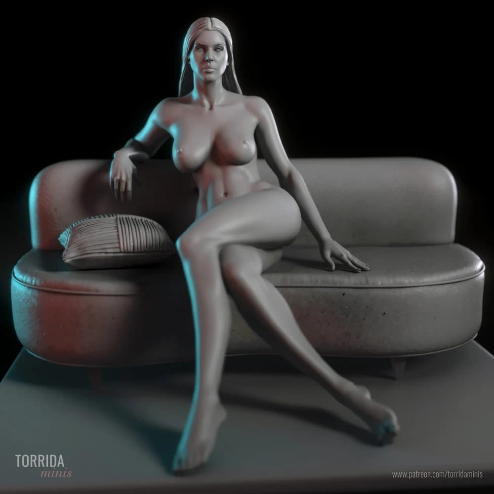 Persephone — Miniatura 3D Pin-up Moderna | Torrida Minis