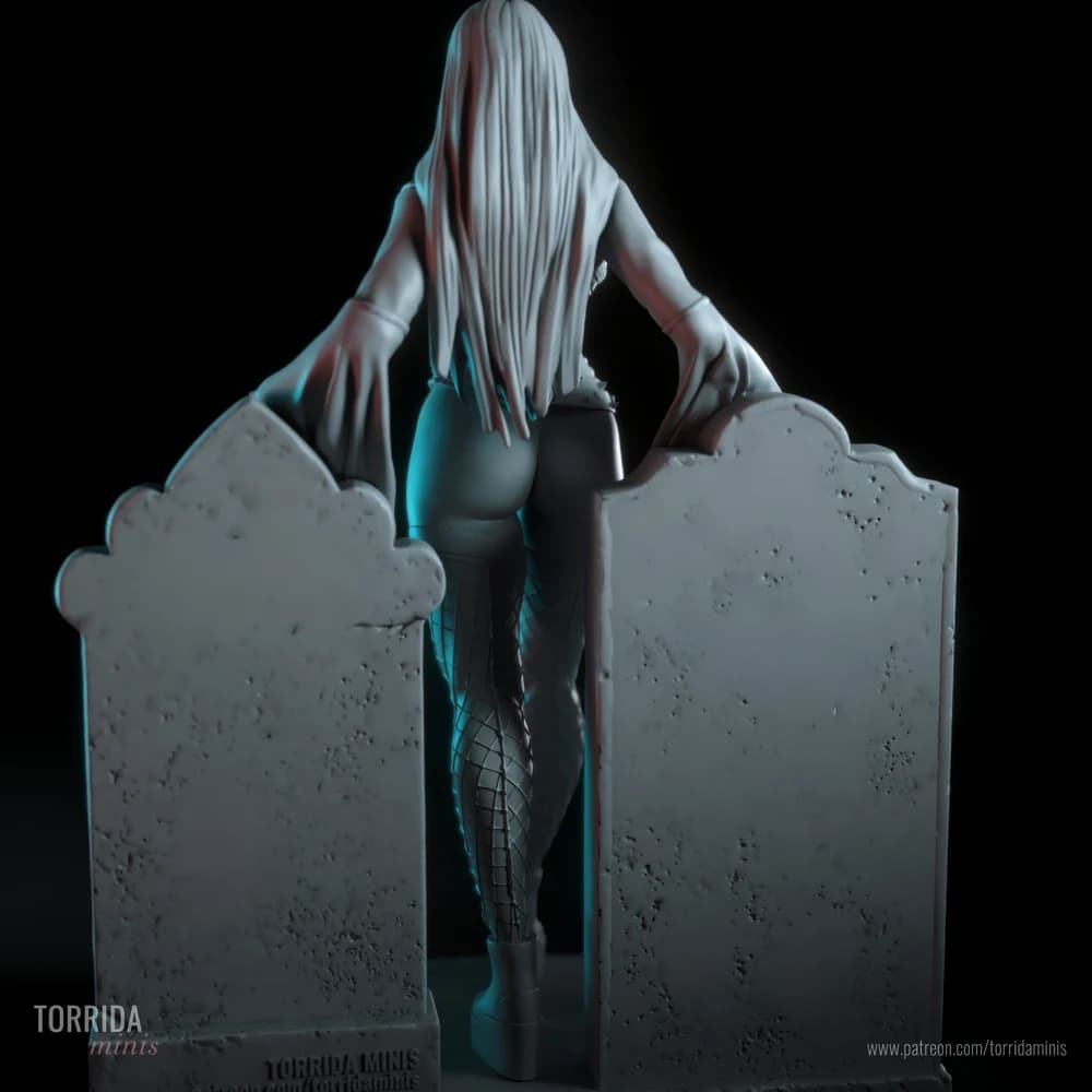 Raven — Miniatura 3D Gótica | Torrida Minis