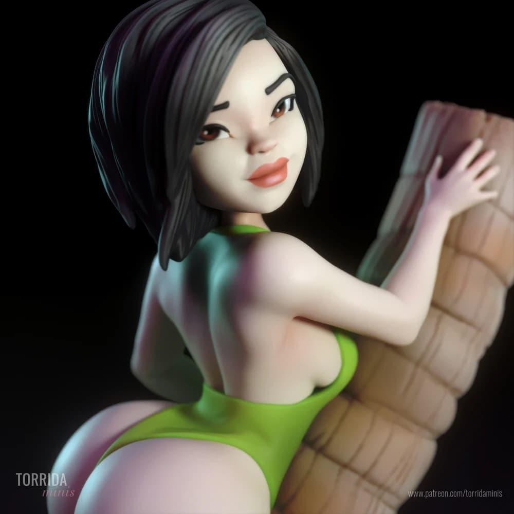 Naka — Miniatura 3D Pin-up Fantasia | Torrida Minis
