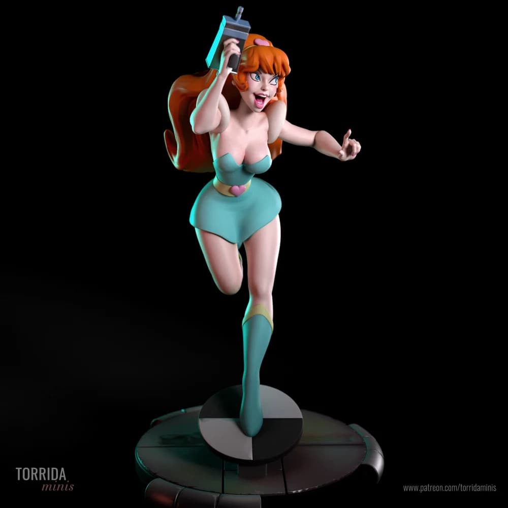 Kimberly — Miniatura 3D Sci-Fi Retrô | Torrida Minis