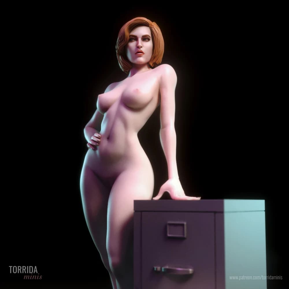 Dana Scully — Miniatura 3D Investigadora | Torrida Minis
