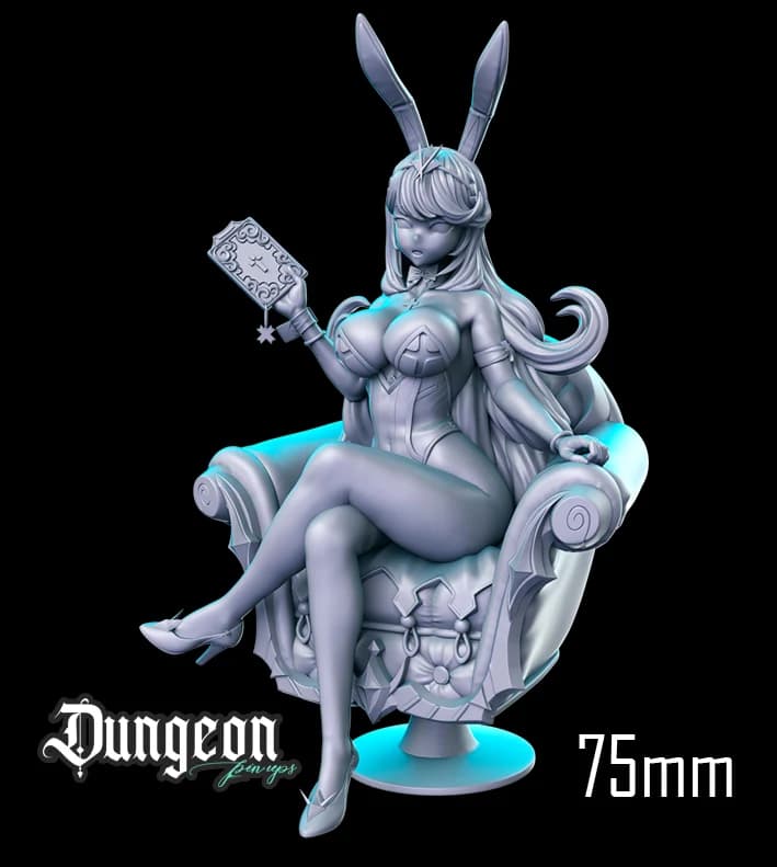 Pyra e Mythra — Miniatura 3D Bunny Girl | RN Estudio