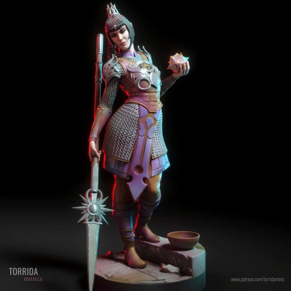 Shadowheart — Miniatura 3D Fantasia | Torrida Minis
