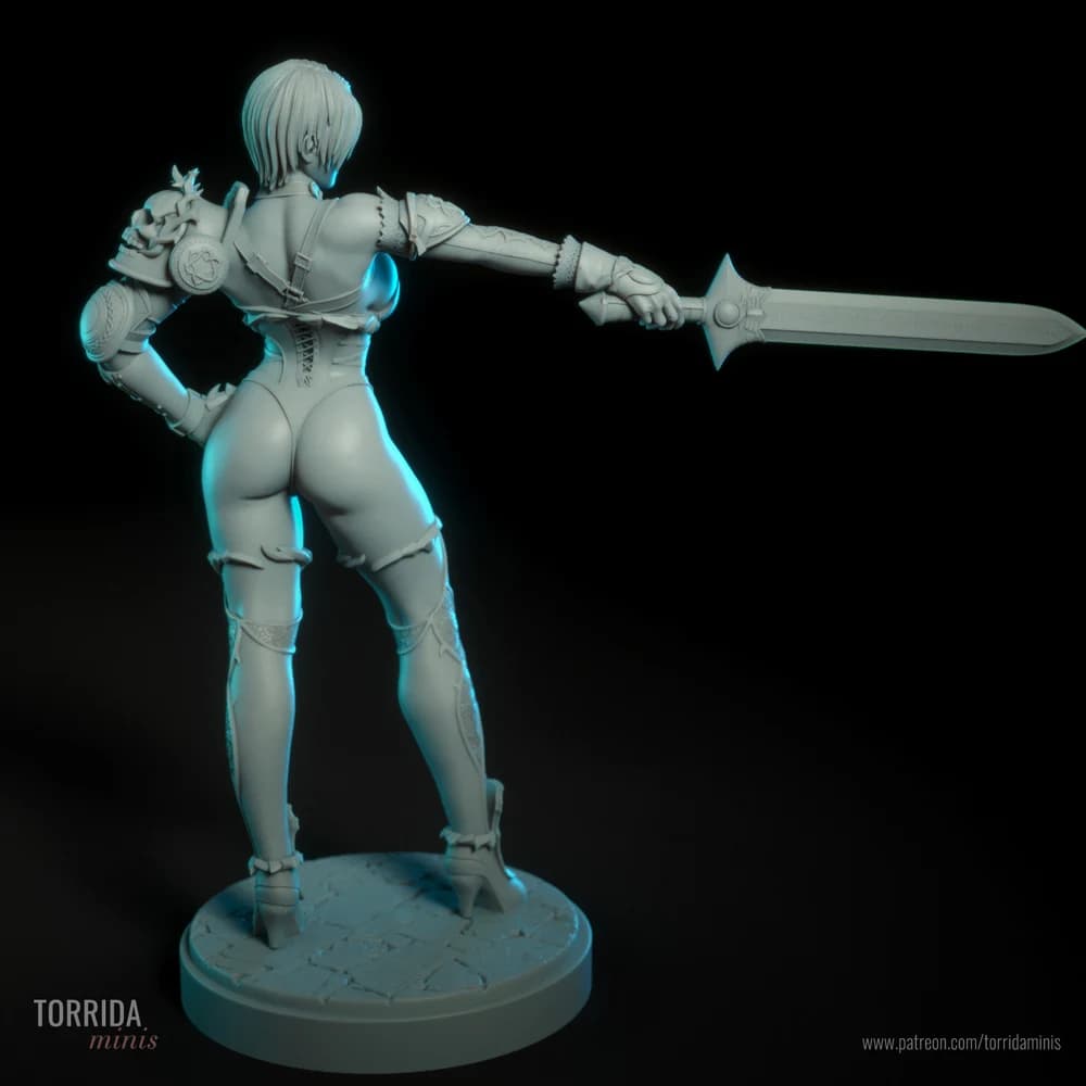 Ivy Valentine — Miniatura 3D Fantasia | Torrida Minis