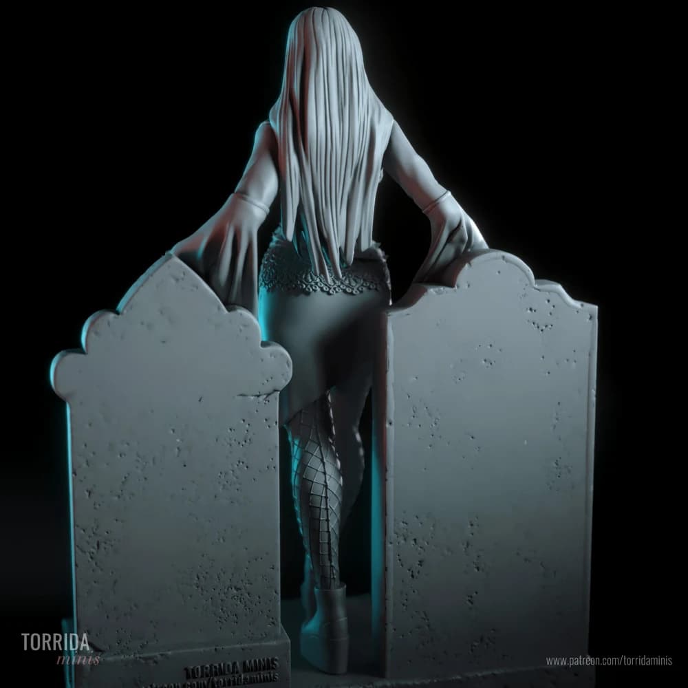Raven — Miniatura 3D Gótica | Torrida Minis
