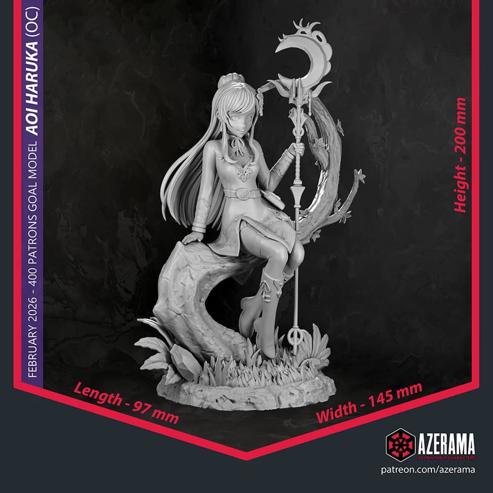 Aoi Haruka — Miniatura 3D Fantasia Oriental | Elite Pinup 3D