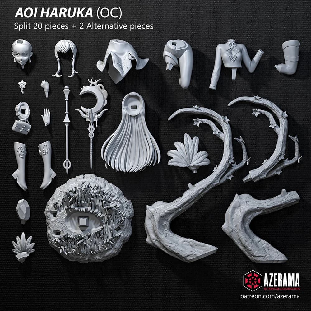 Aoi Haruka — Miniatura 3D Fantasia Oriental | Elite Pinup 3D