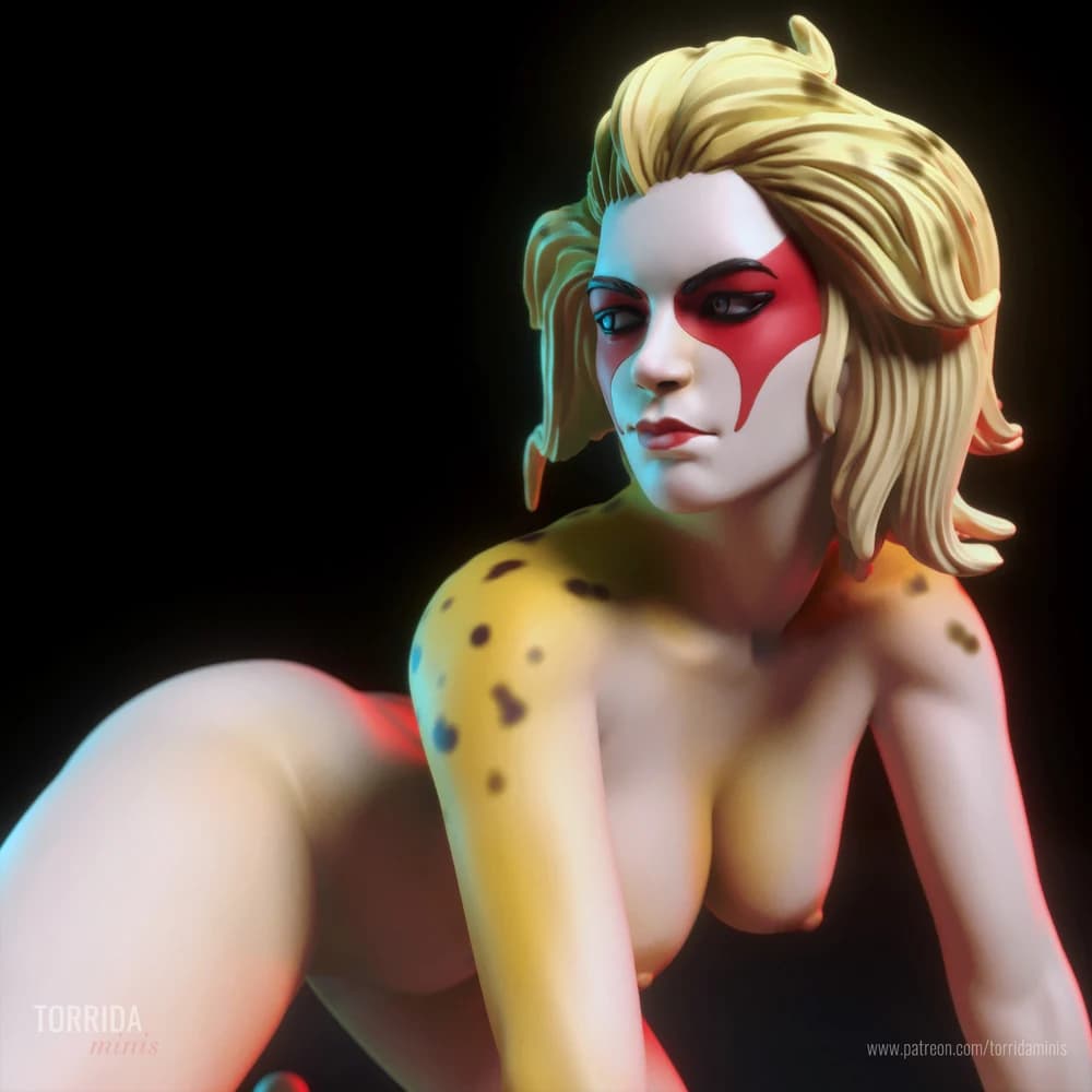 Cheetara — Miniatura 3D Fantasia | Torrida Minis