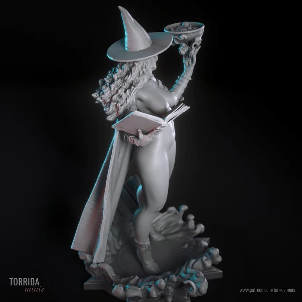 Tasha — Miniatura 3D Feiticeira Fantasia | Torrida Minis