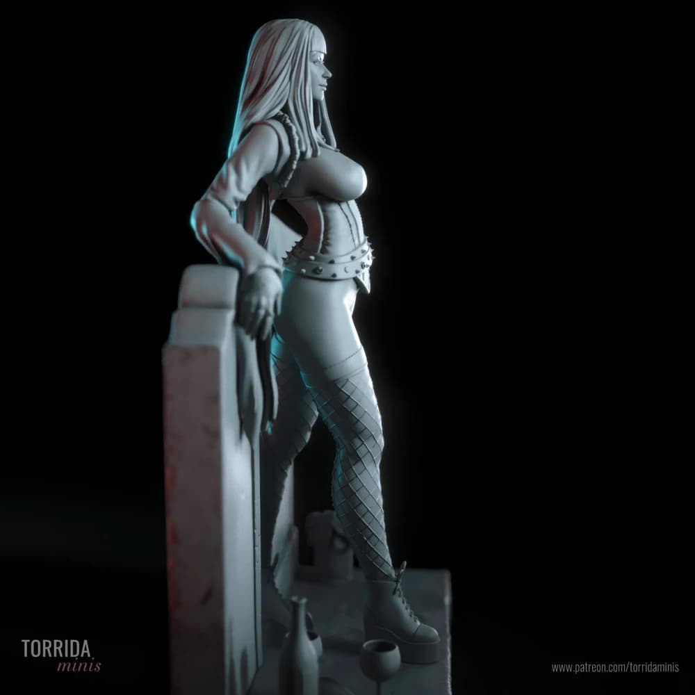 Raven — Miniatura 3D Gótica | Torrida Minis