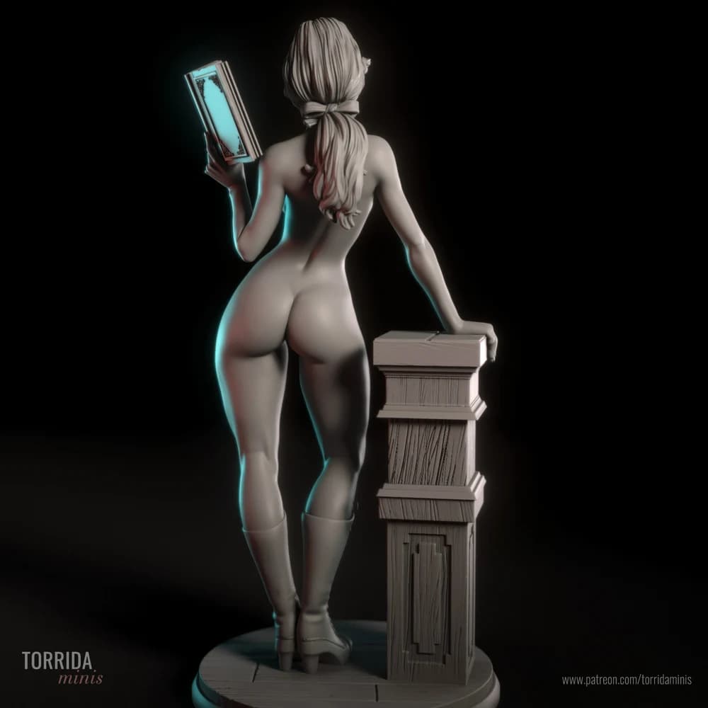 Elizabeth — Miniatura 3D Pin-up Vitoriana | Torrida Minis