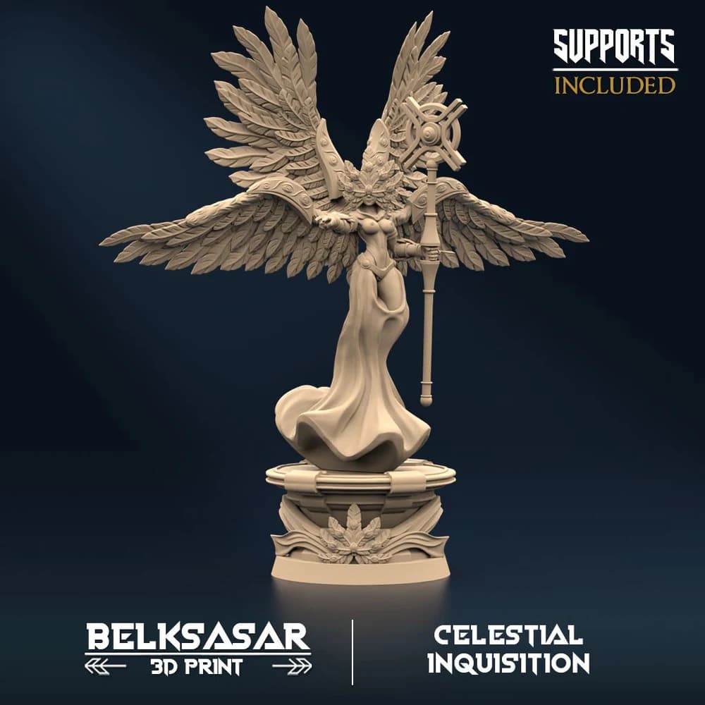 Jurista da Inquisição A — Miniatura 3D Fantasia Celestial | Belksasar