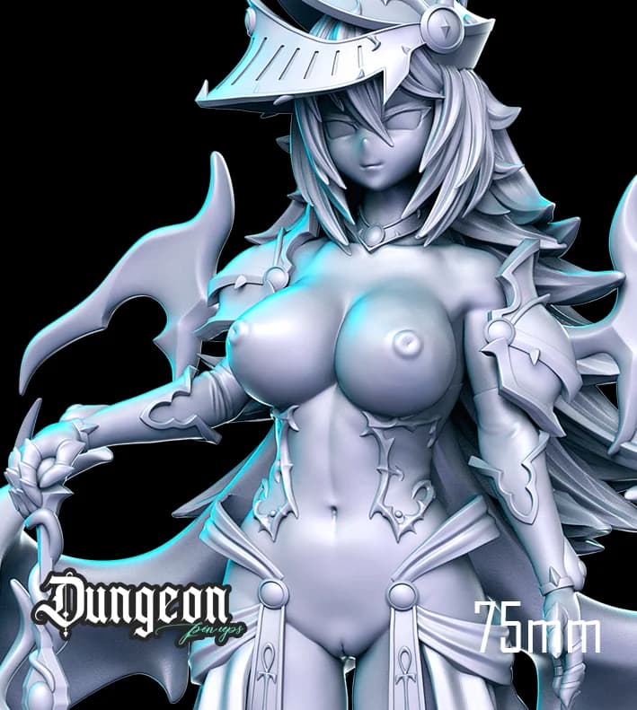 Maga Sombria — Miniatura 3D Fantasia Sombria | RN Estudio