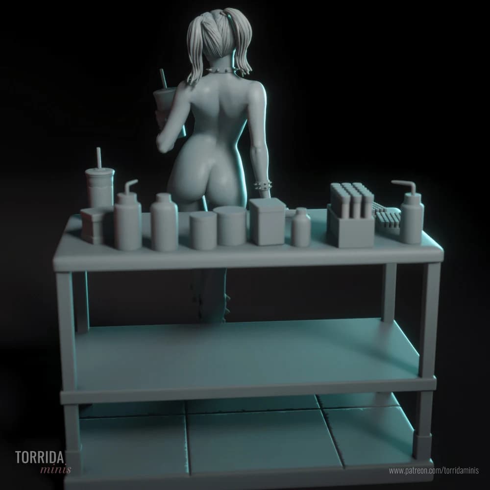 Abby Sciuto — Miniatura 3D Gótica Pinup | Torrida Minis