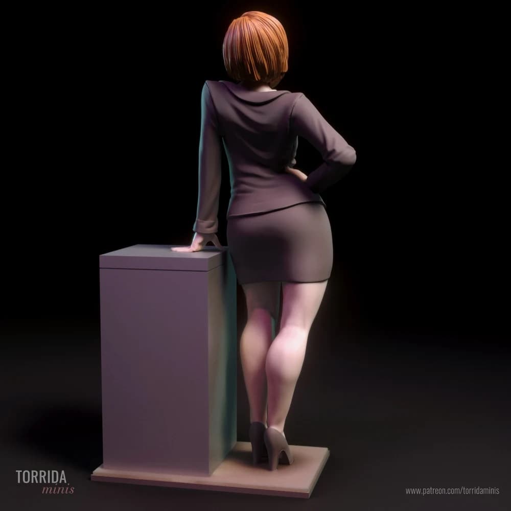 Dana Scully — Miniatura 3D Investigadora | Torrida Minis