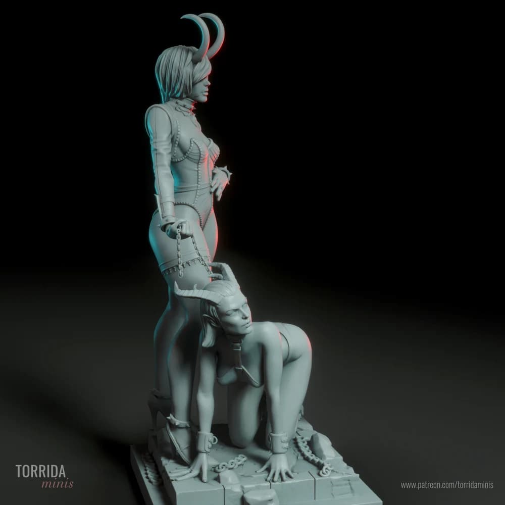Rhoda — Miniatura 3D Fantasia Dark | Torrida Minis