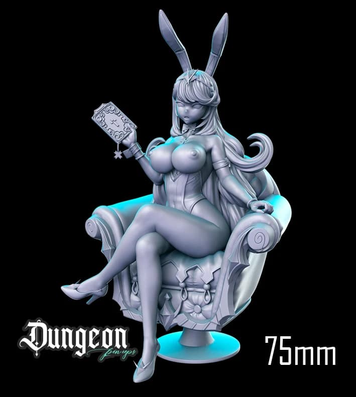 Pyra e Mythra — Miniatura 3D Bunny Girl | RN Estudio
