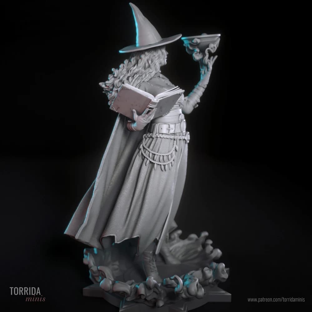 Tasha — Miniatura 3D Feiticeira Fantasia | Torrida Minis
