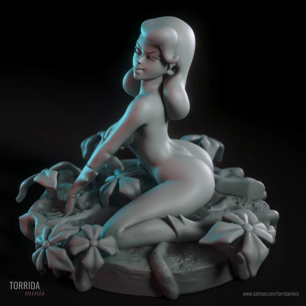 Hera Venenosa — Miniatura 3D Pin-up Fantasia | Torrida Minis