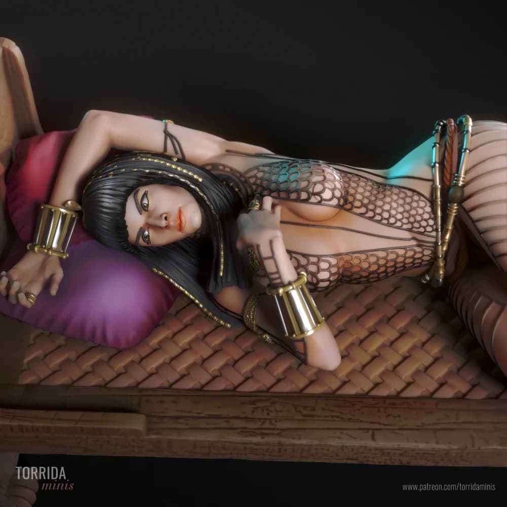 Anck Su Namun — Miniatura 3D Pin-up Egípcia | Torrida Minis