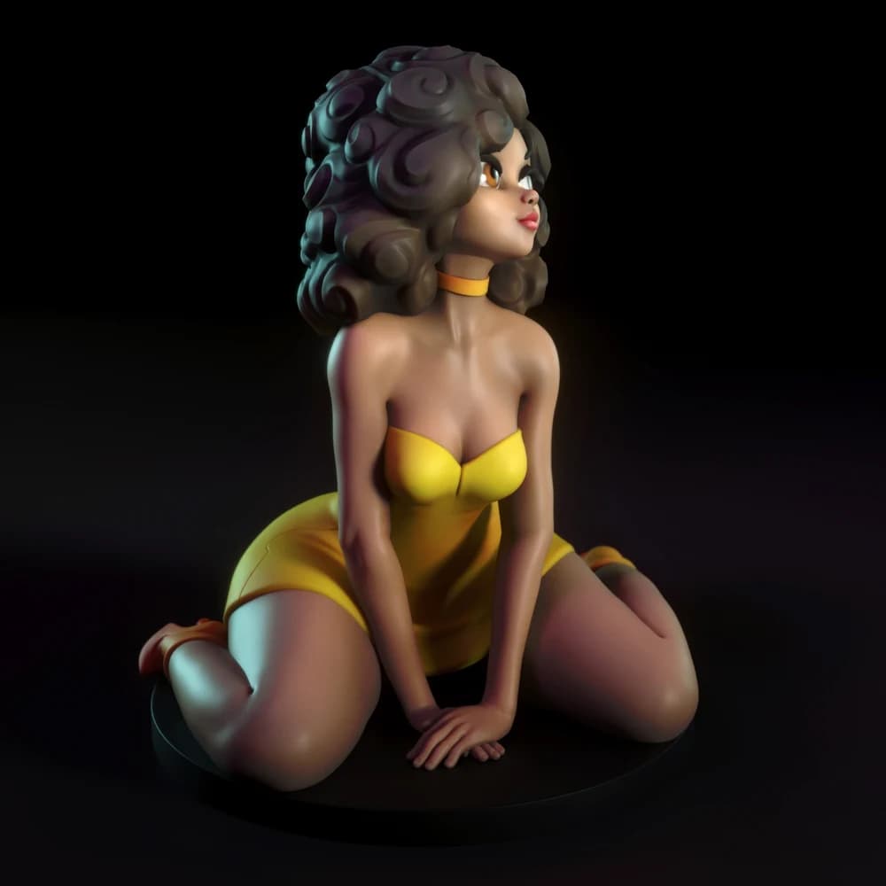 Judith — Miniatura 3D Pin-up Clássica | Torrida Minis