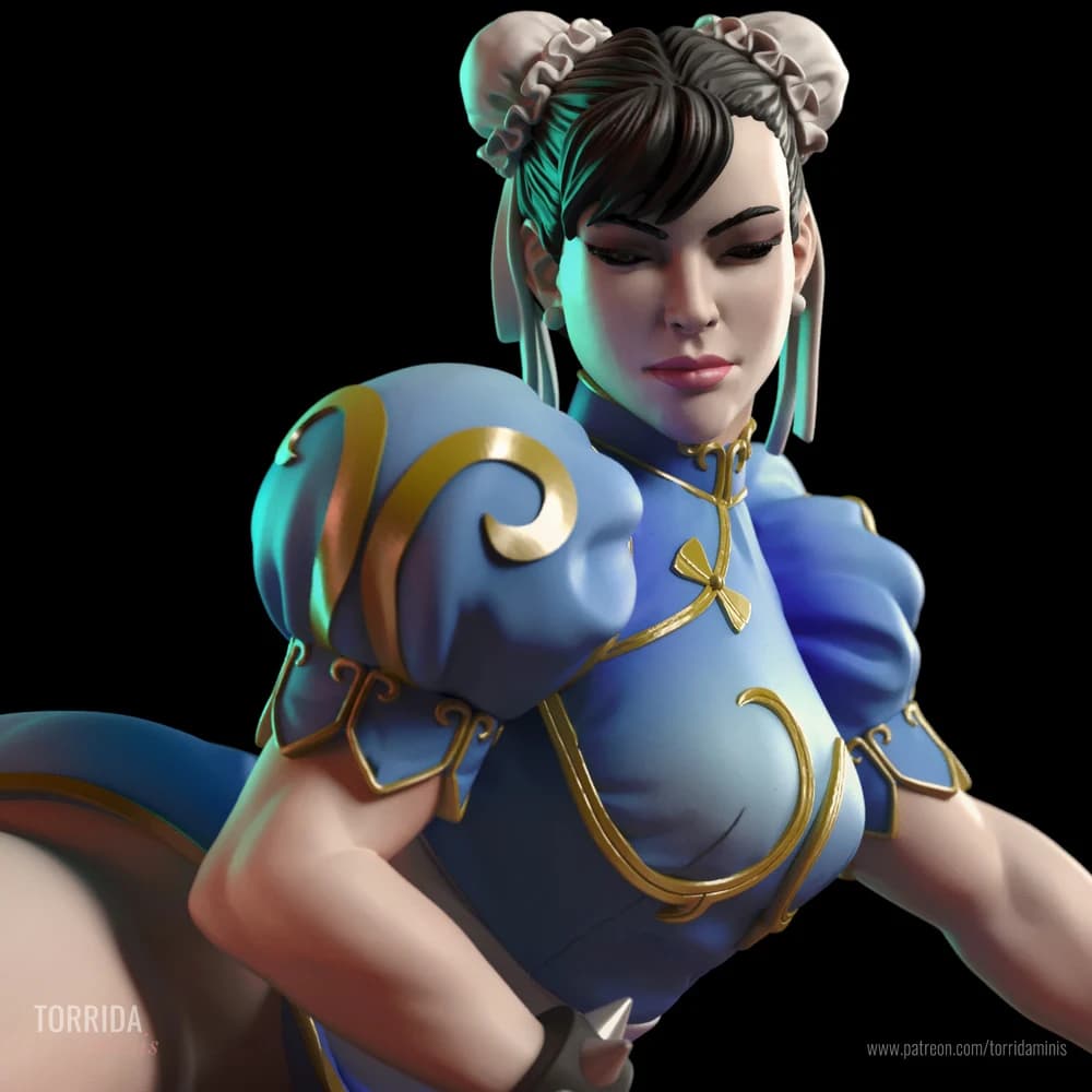 Chun Li — Miniatura 3D Oriental | Torrida Minis