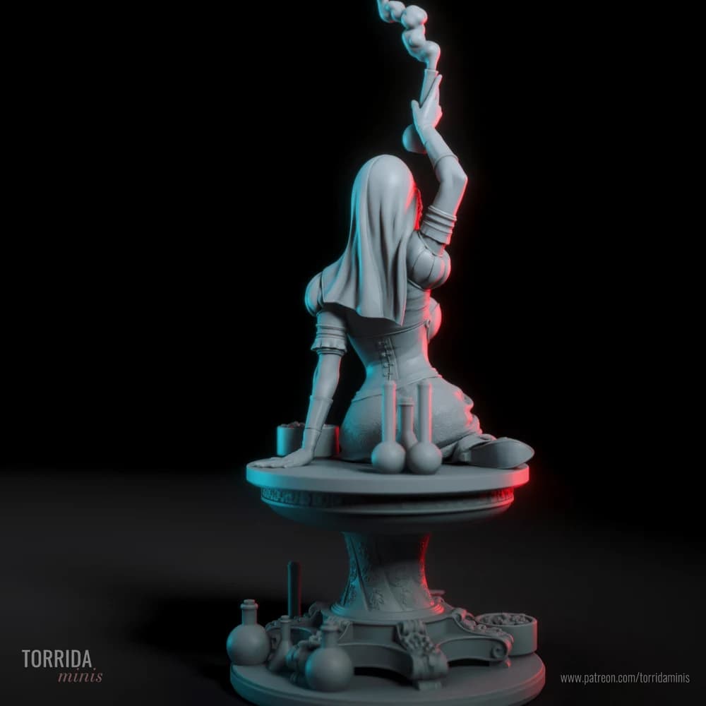 Jahzara — Miniatura 3D Fantasia Oriental | Torrida Minis