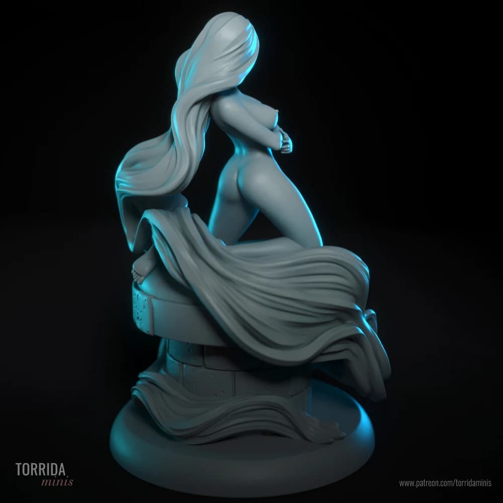 Rapunzel — Miniatura 3D Fantasia | Torrida Minis