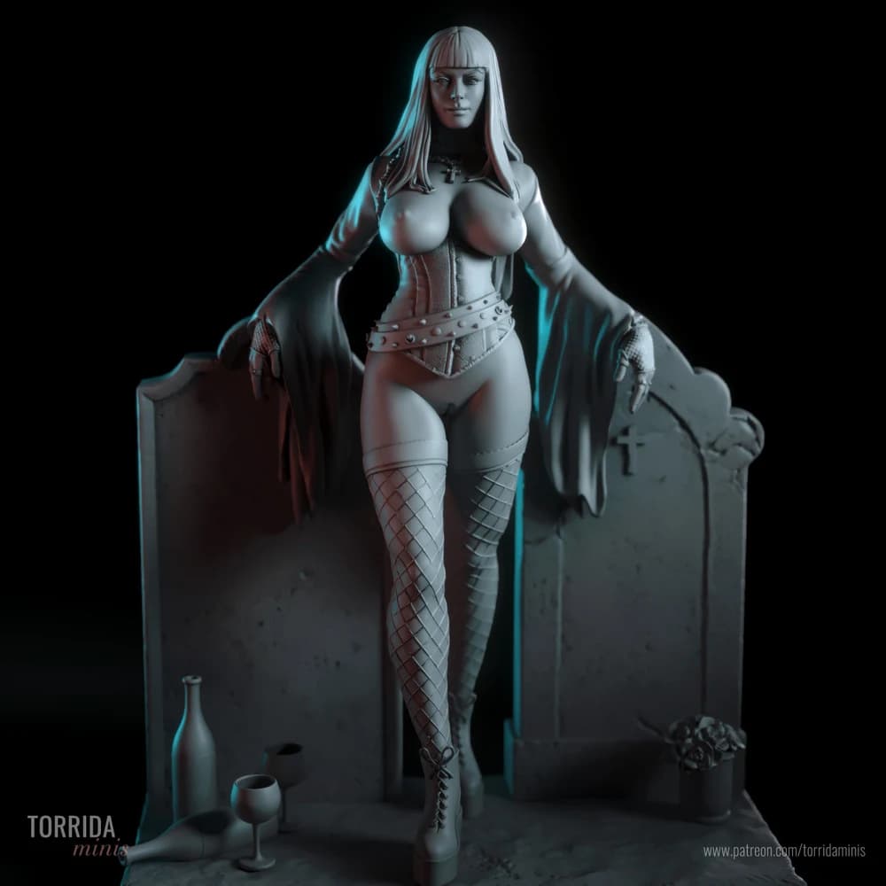 Raven — Miniatura 3D Gótica | Torrida Minis