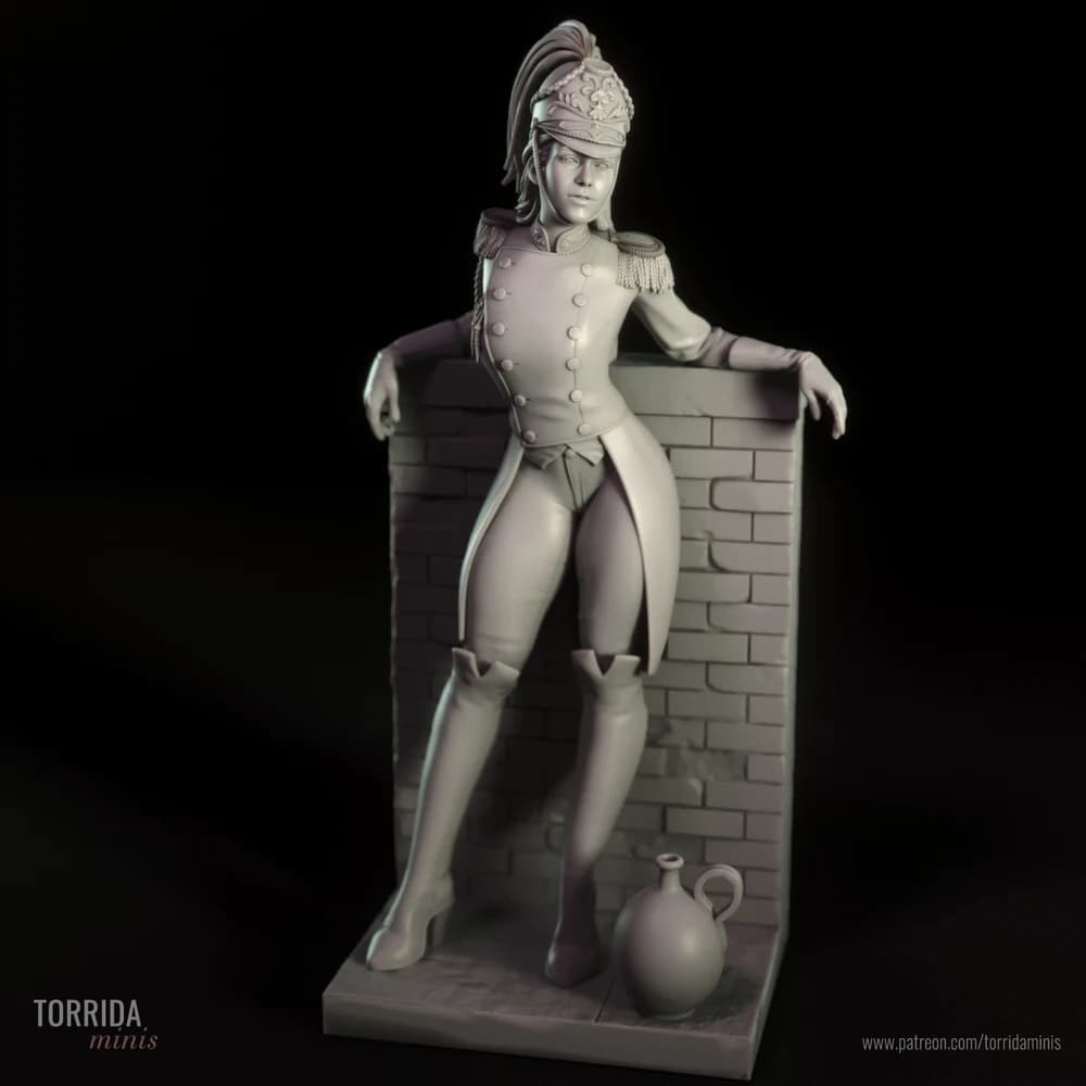 Soldada Elis — Miniatura 3D Militar | Torrida Minis