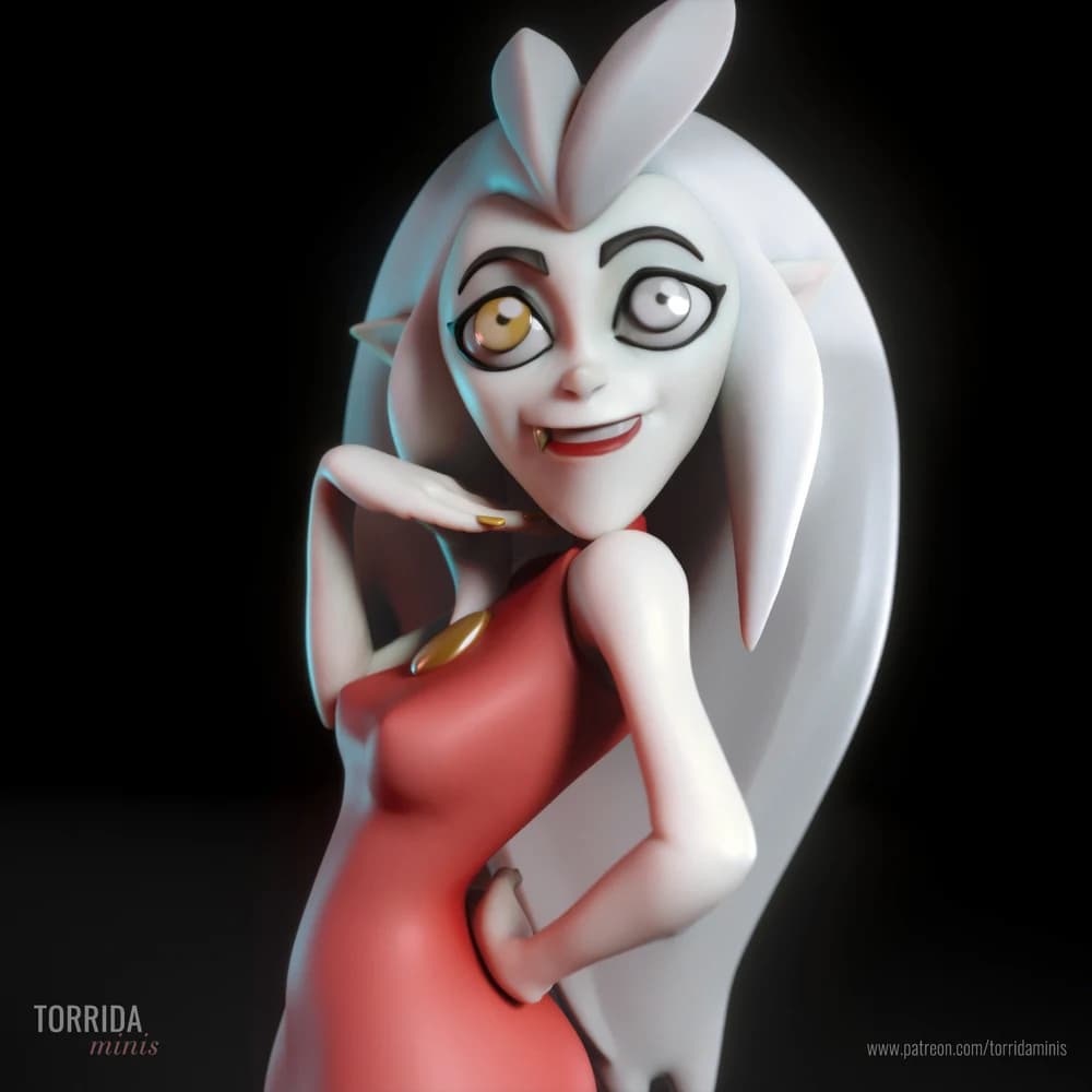 Eda — Miniatura 3D Pinup Estilizada | Torrida Minis