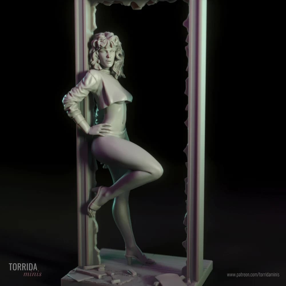 Lisa — Miniatura 3D Pin-up Clássica | Torrida Minis