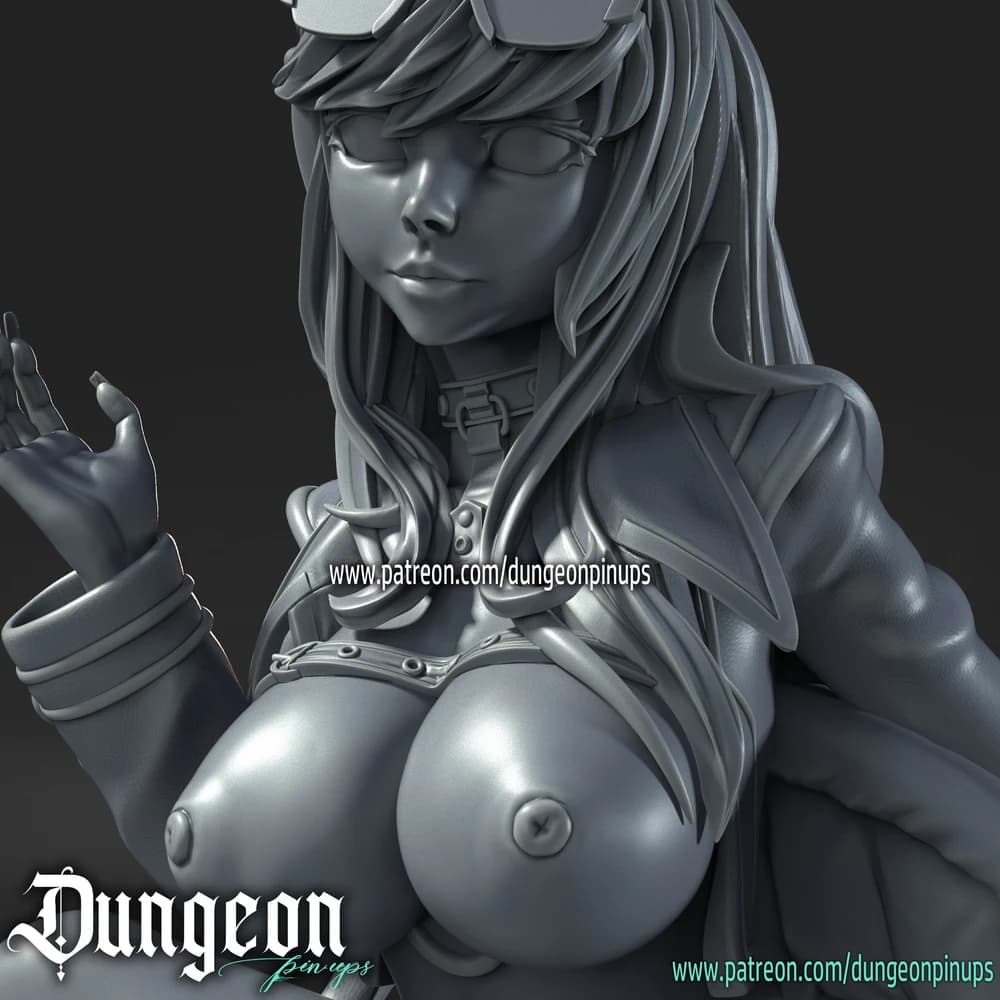 Nikke Volume — Miniatura 3D Cyberpunk | RN Estudio