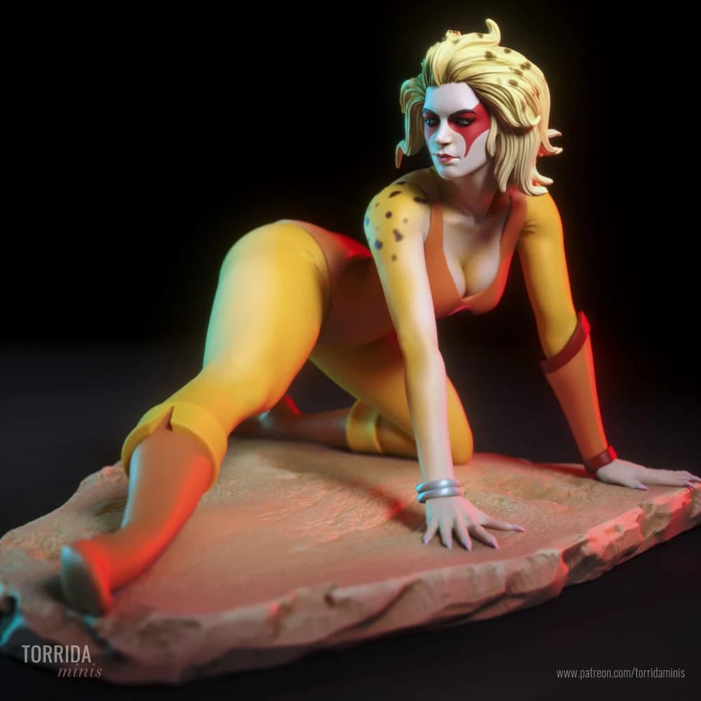 Cheetara — Miniatura 3D Fantasia | Torrida Minis