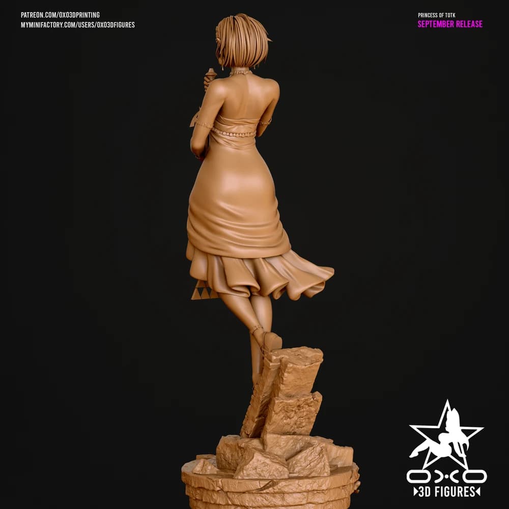 Princesa Zelda (TotK) — Miniatura 3D Fantasia | OXO3D
