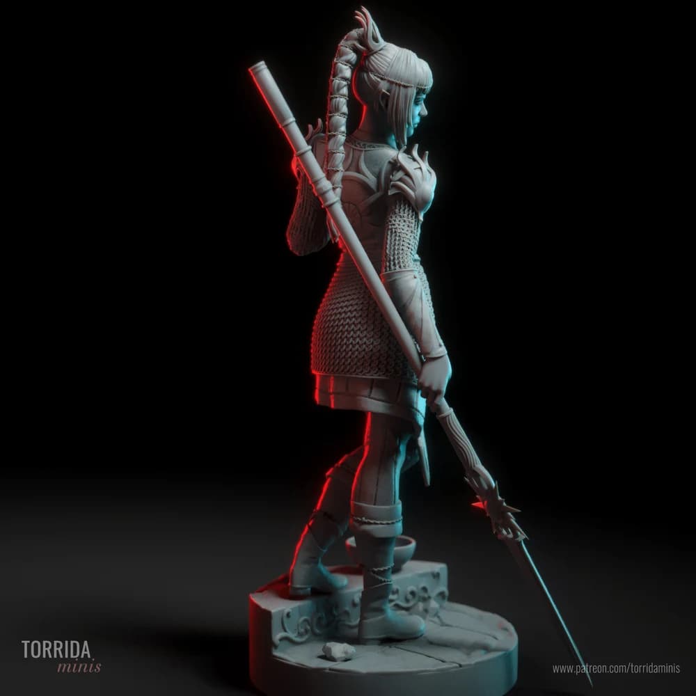 Shadowheart — Miniatura 3D Fantasia | Torrida Minis