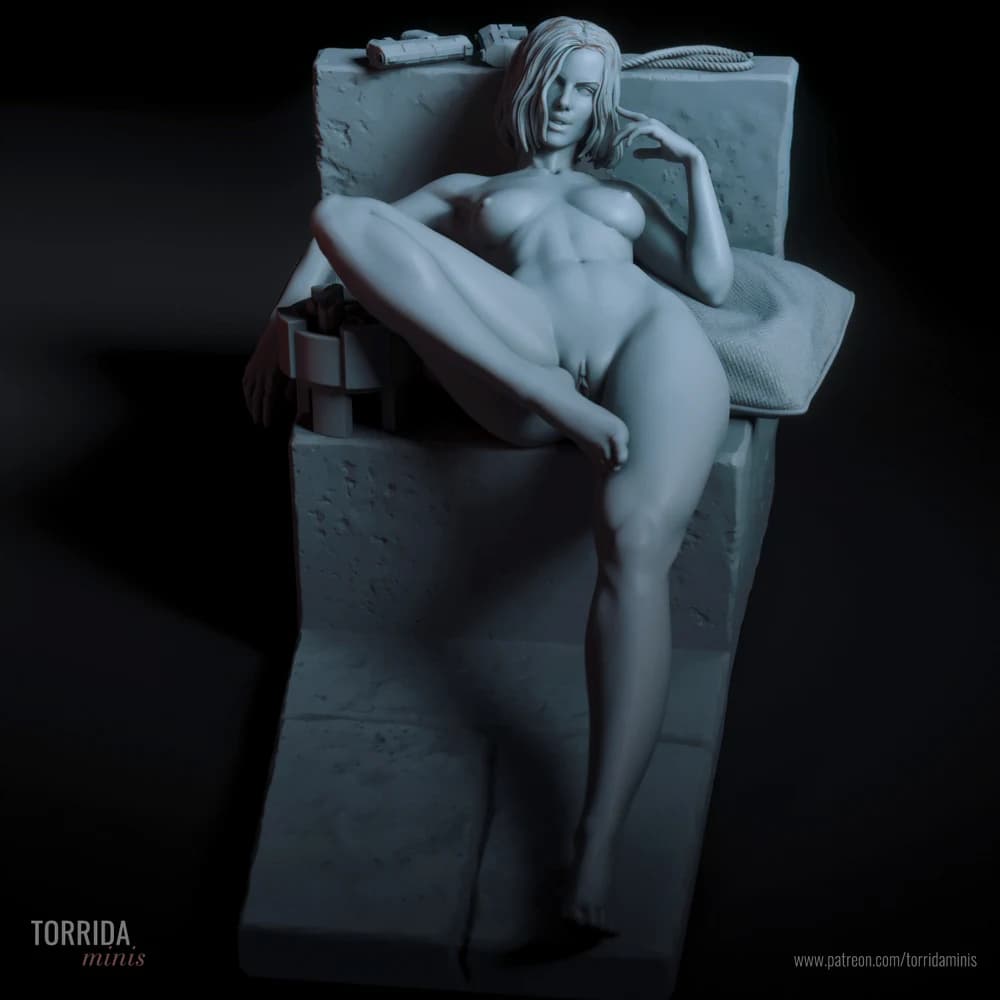 Selene — Miniatura 3D Gótica e Ação | Torrida Minis