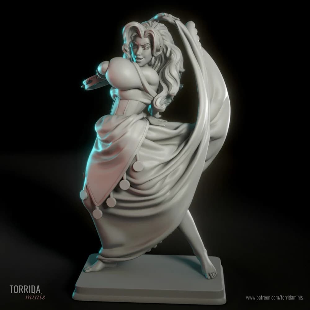 Esmeralda — Miniatura 3D Cigana Sedutora | Torrida Minis